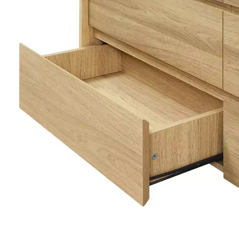 Commode double à 6 tiroirs avec miroir