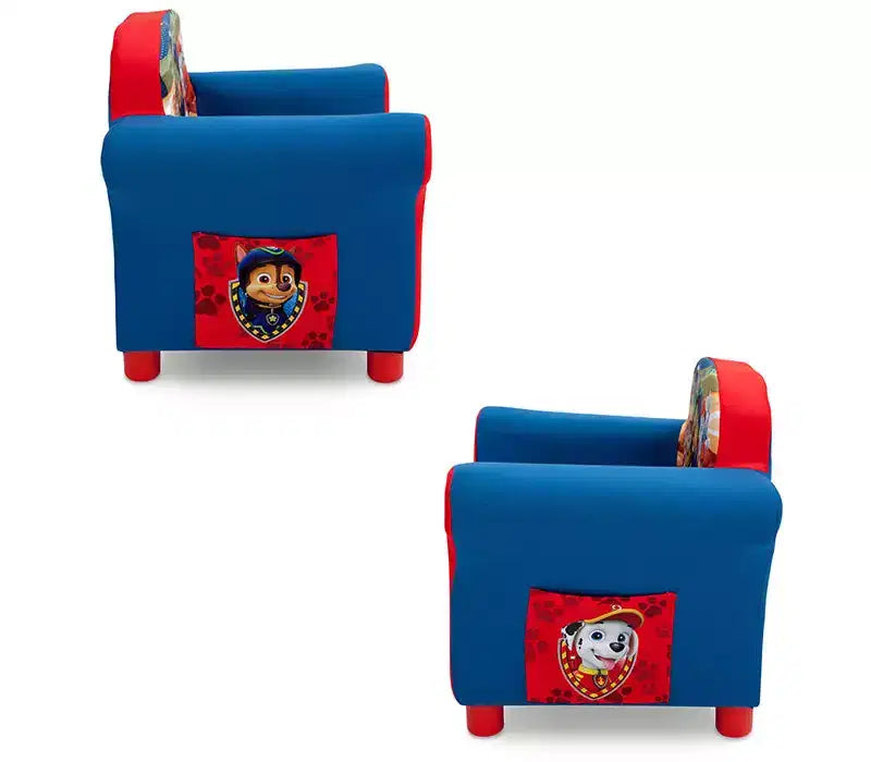 Fauteuil rembourré pour enfants, personnage de dessin animé