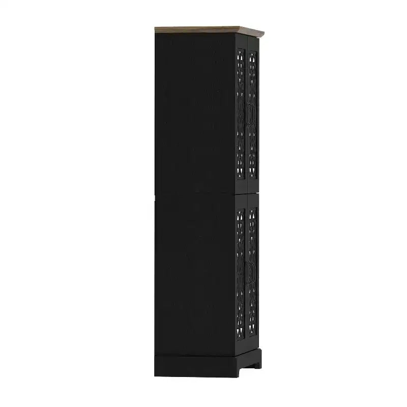 Garde-manger 4 portes avec étagères réglables, 80 L x 40 P x 162 H cm