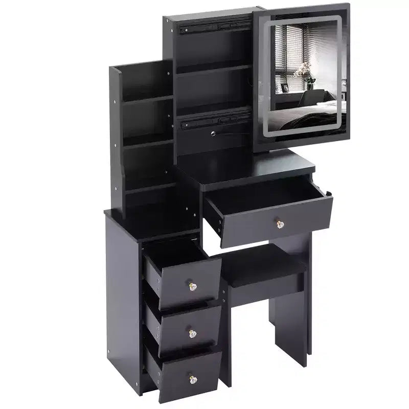Garde-manger 4 portes avec étagères réglables, 80 L x 40 P x 162 H cm