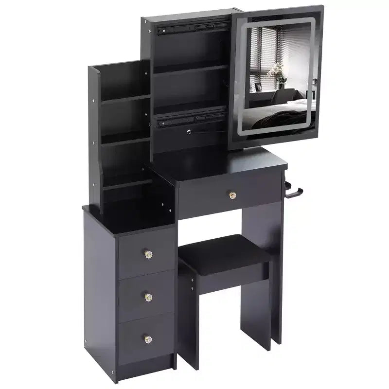 Garde-manger 4 portes avec étagères réglables, 80 L x 40 P x 162 H cm