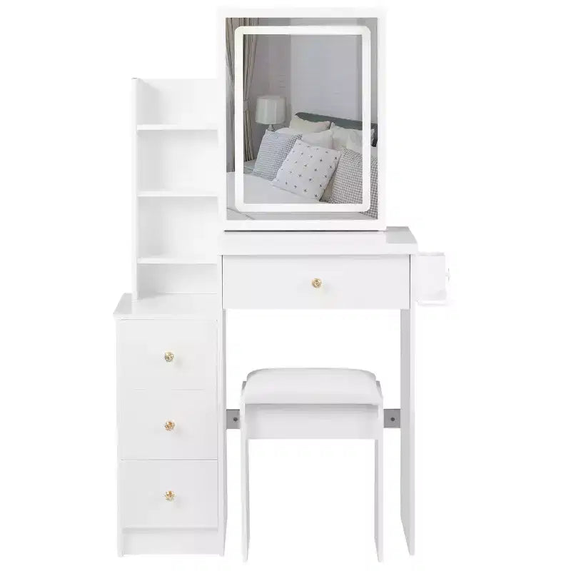 Garde-manger 4 portes avec étagères réglables, 80 L x 40 P x 162 H cm