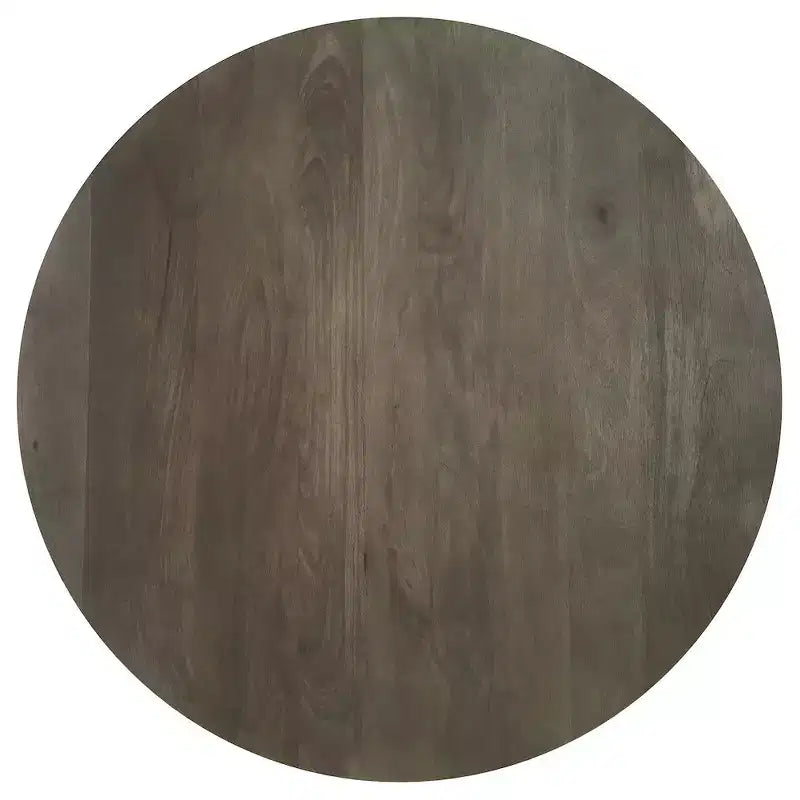 Table basse ronde en manguier massif