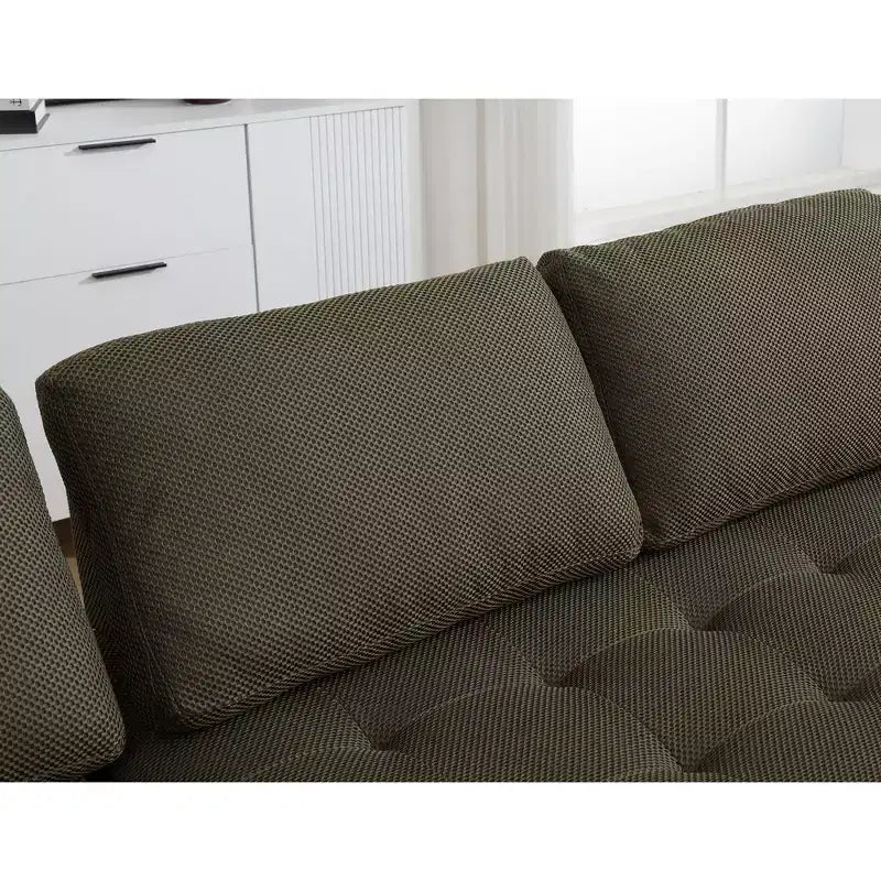 Canapé modulable en U de 138,5 po, 6 places, en maille de transition