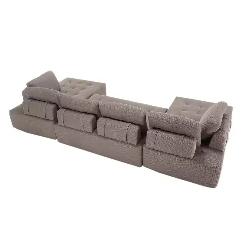 Canapé modulable en U de 138,5 po, 6 places, en maille de transition