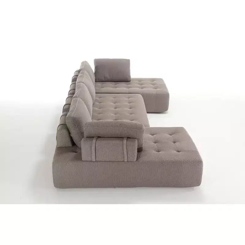 Canapé modulable en U de 138,5 po, 6 places, en maille de transition