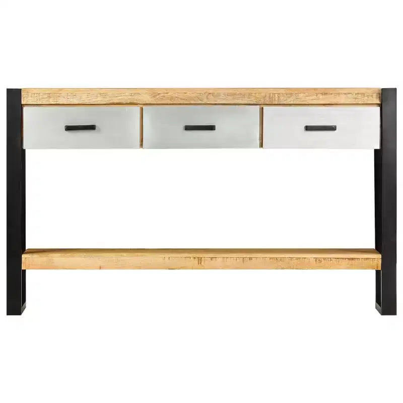 Console 130x30x76 cm Bois de Manguier Massif