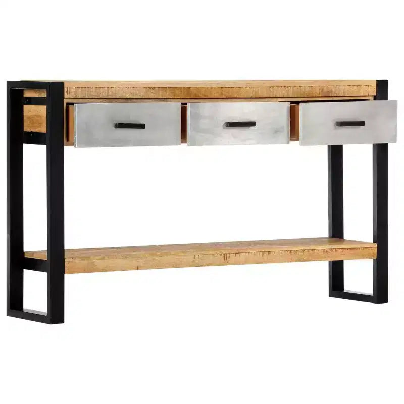 Console 130x30x76 cm Bois de Manguier Massif