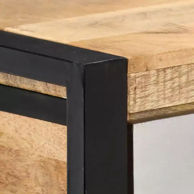 Console 130x30x76 cm Bois de Manguier Massif