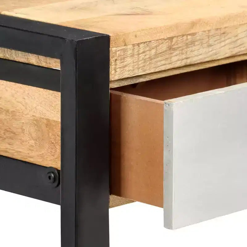 Console 130x30x76 cm Bois de Manguier Massif