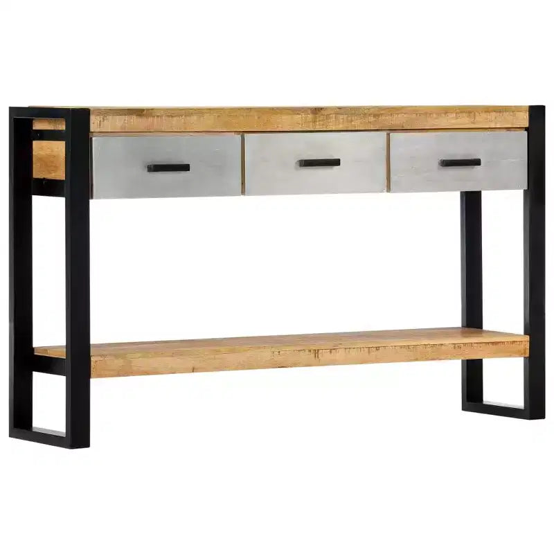 Console 130x30x76 cm Bois de Manguier Massif